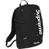 Supreme 17SS BACKPACK 黒
