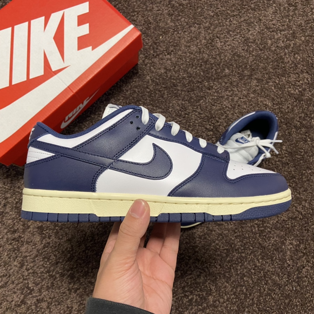 NIKE WMNS DUNK LOW Vintage Navy