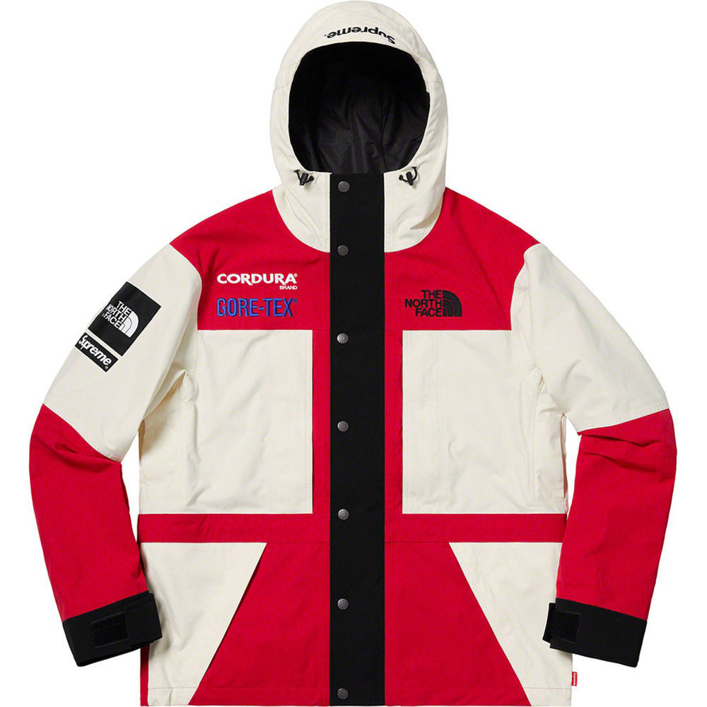 Supreme The North Face 18AW Expedition Jacket レッド×ホワイト×ブラック