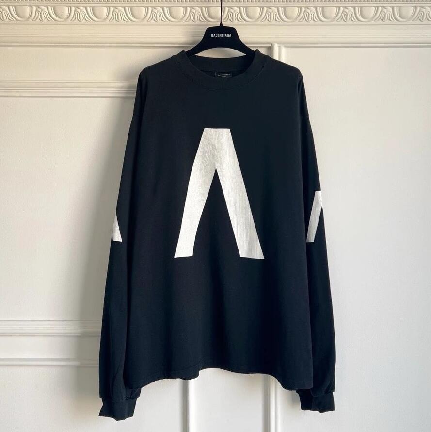 Balenciaga ARCHIVE SERIES ロング Tシャツ 黒