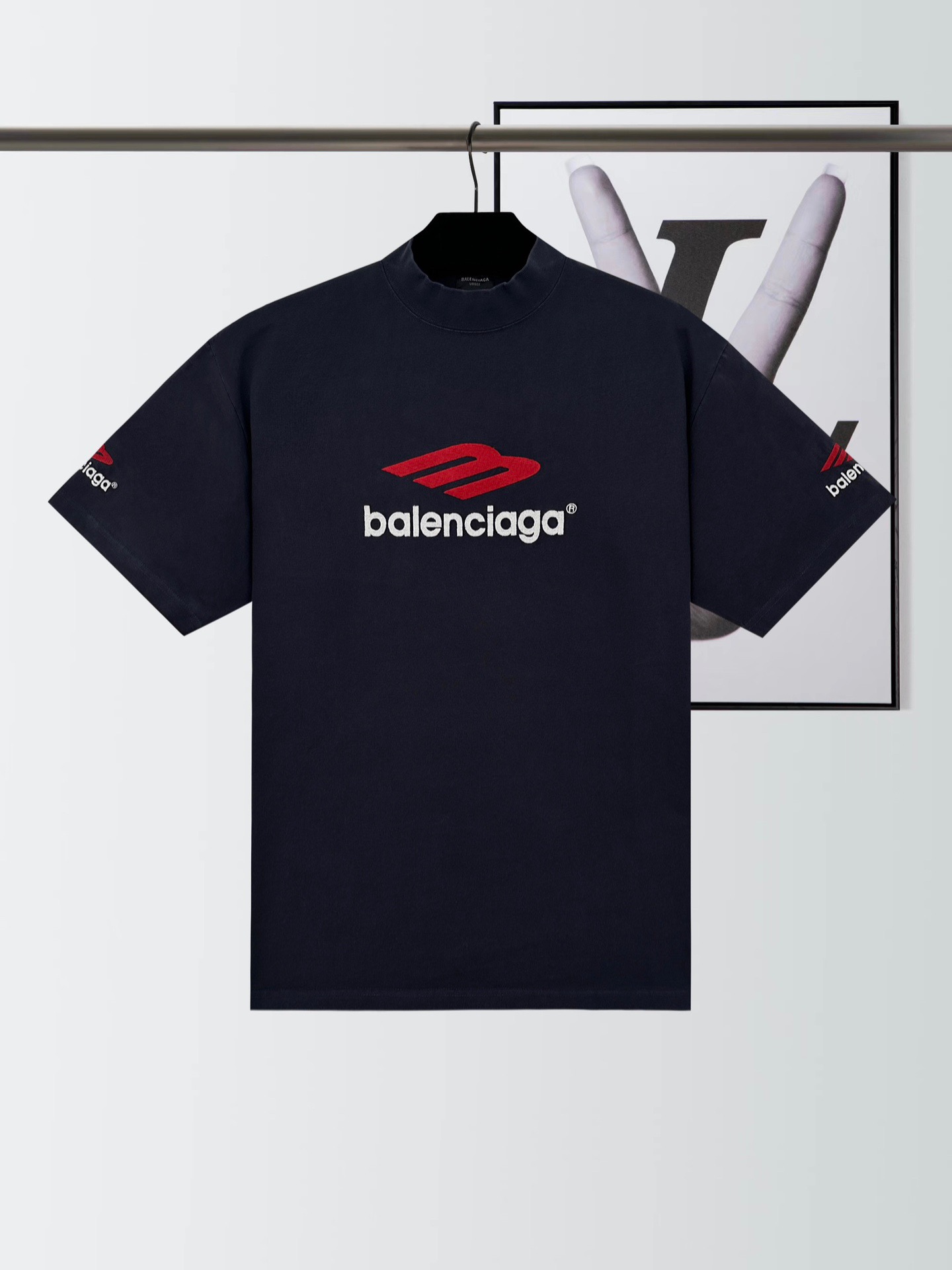 Balenciaga M刺繍ロゴ Tシャツ