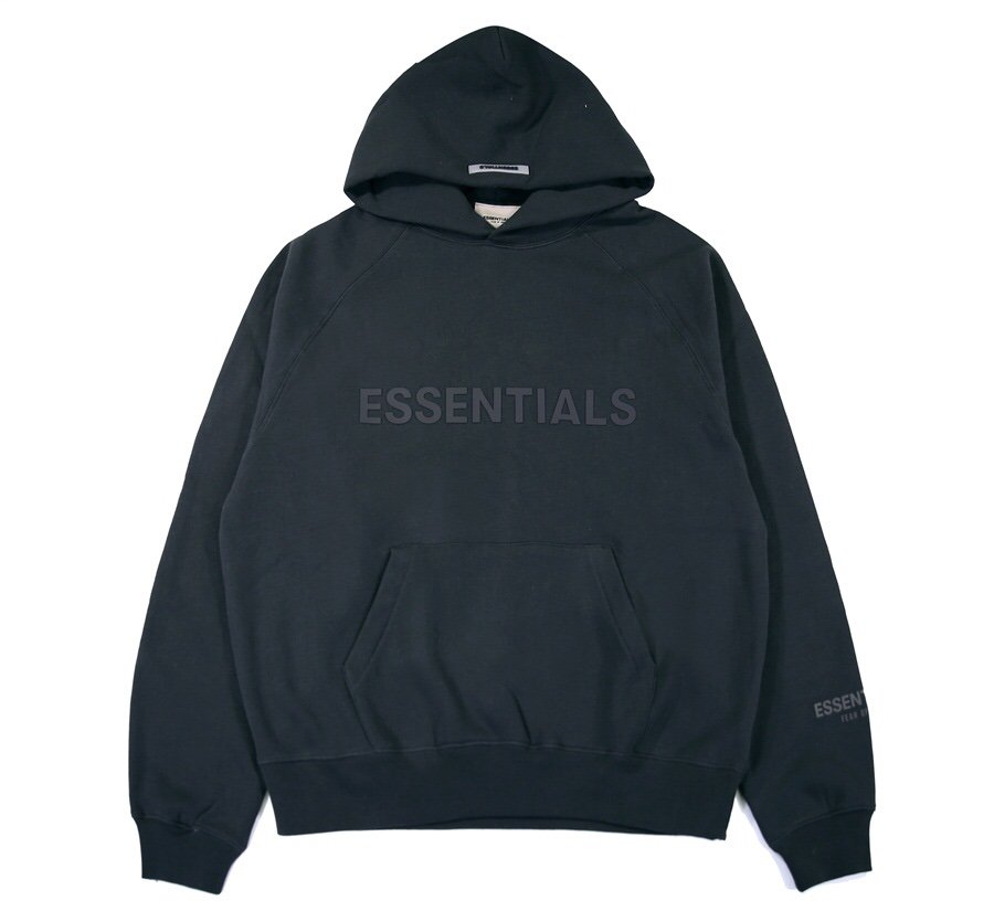FEAR OF GOD ESSENTIALS Hooded パーカー 黒