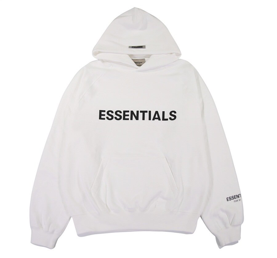 FEAR OF GOD ESSENTIALS Hooded パーカー 白