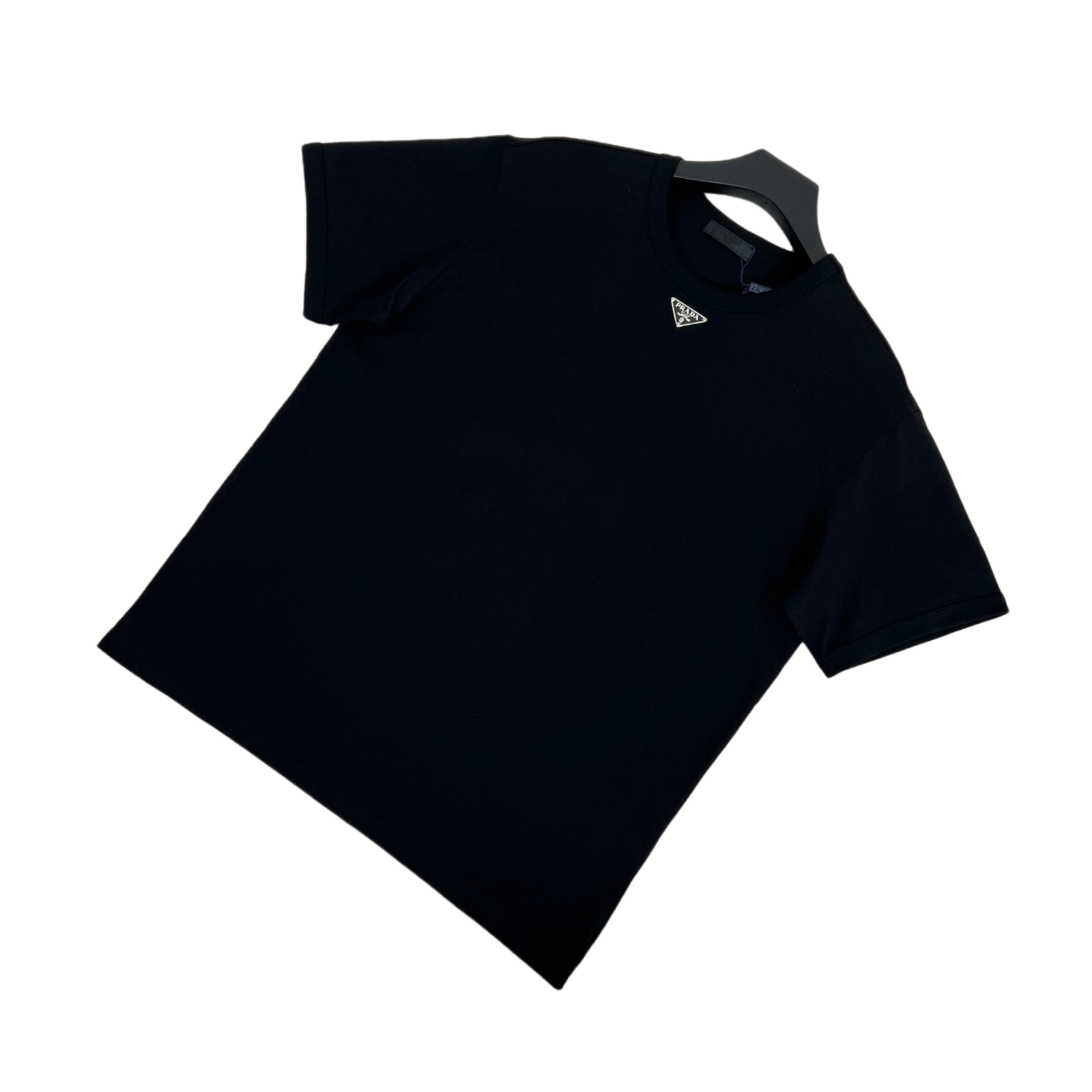 PRADA トライアングル ロゴ 半袖 Tシャツ 黒