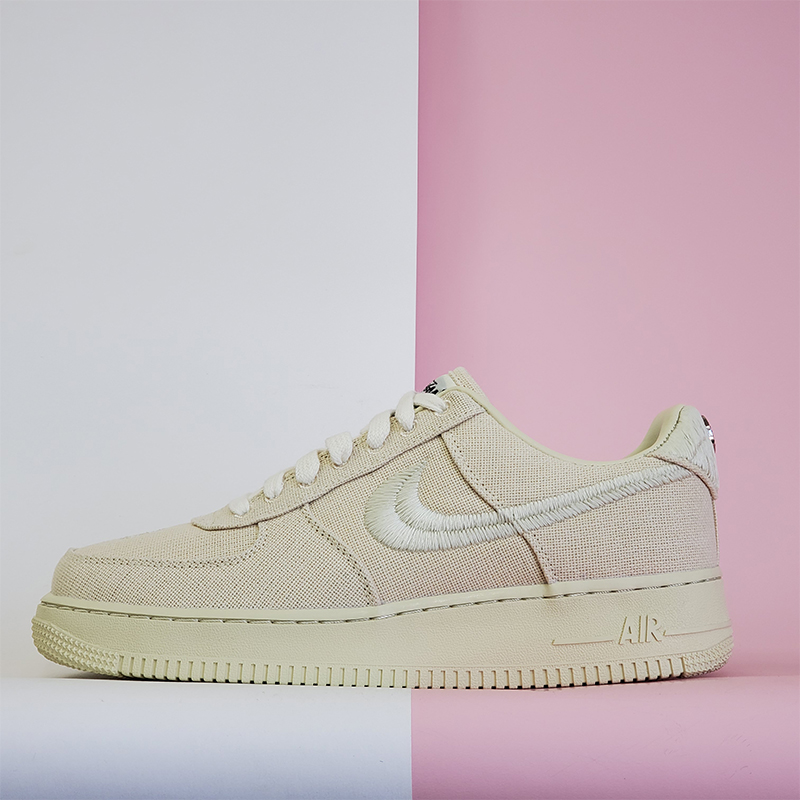 NIKE STUSSY AIR FORCE 1 FOSSIL